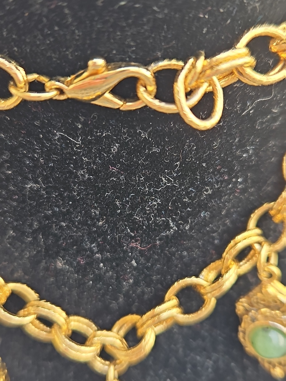 Goldtone Charm Necklace - Picture 4 of 4